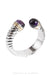 Cuff, Diamond Collection, Rope, Amethyst, Contemporary, 3482