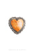 Pin & Pendant, Novelty, Heart, Orange Spiny Oyster, Hallmark, New Old Stock, 1033