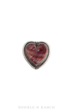 Pin & Pendant, Novelty, Heart, Purple Spiny Oyster, Hallmark, New Old Stock, 1019