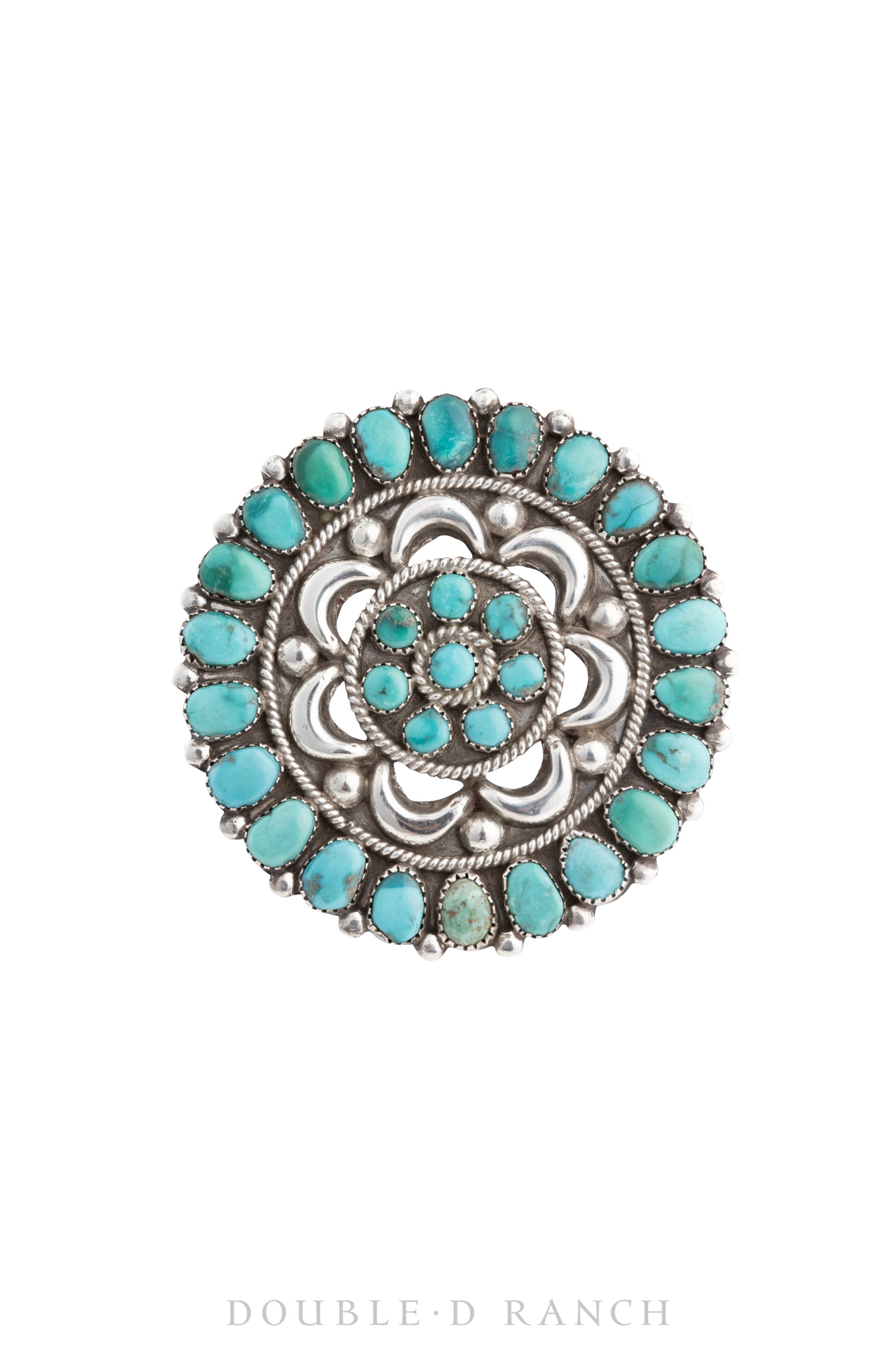 Pin, Cluster, Turquoise, Vintage ‘50s, 1027
