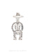 Pin, Novelty, Cowboy, Reticulated, Vintage, 1070