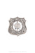 Pin, Badge, Deputy Sheriff, Recast in Ingot Silver, Vintage. 960