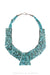 Necklace, Inlay, Turquoise, Bib Style,Vintage, 3251