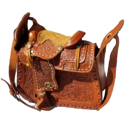 Bag, Tooled  Saddle, 1350