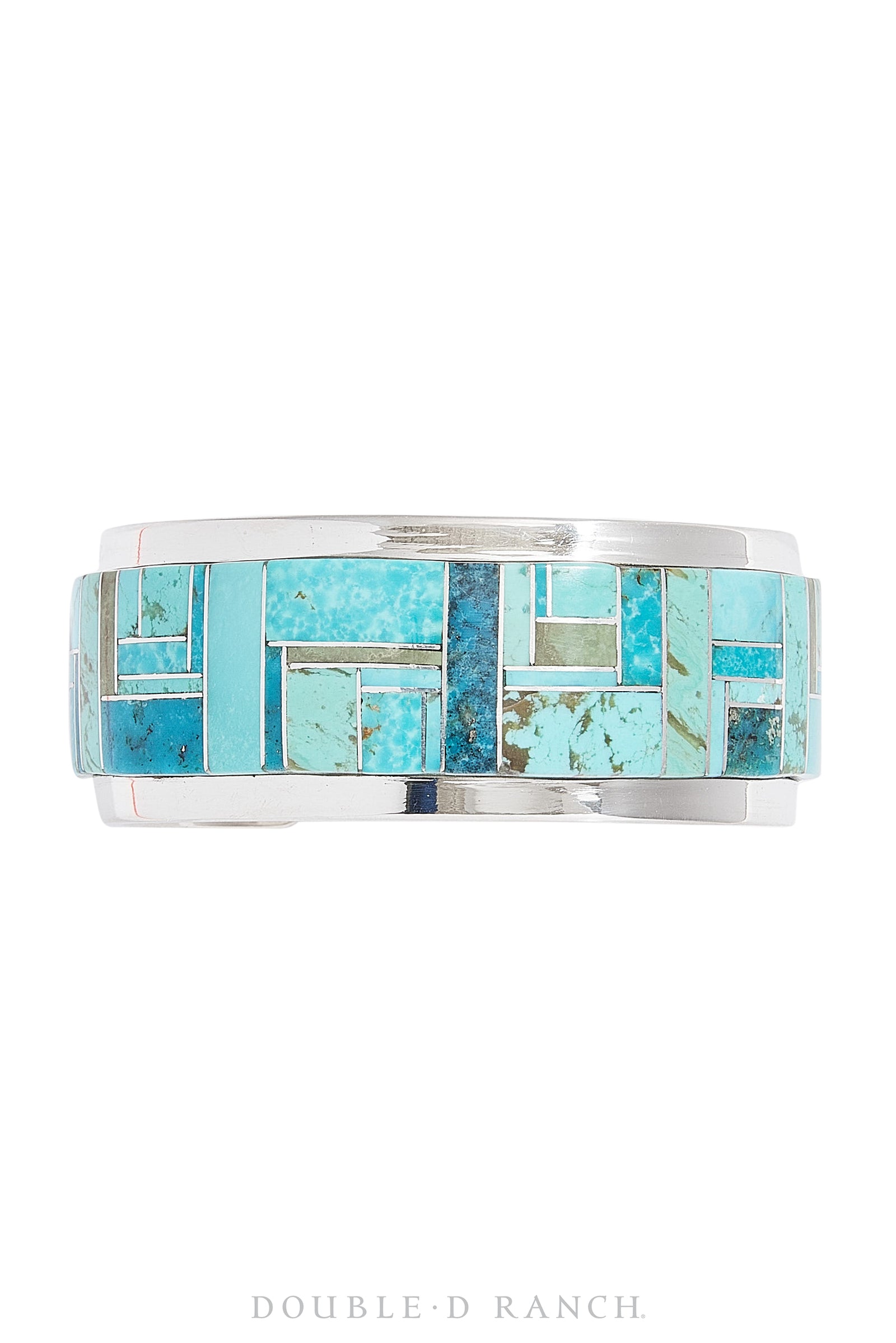 Cuff, Inlay, Turquoise, Contemporary, 3221