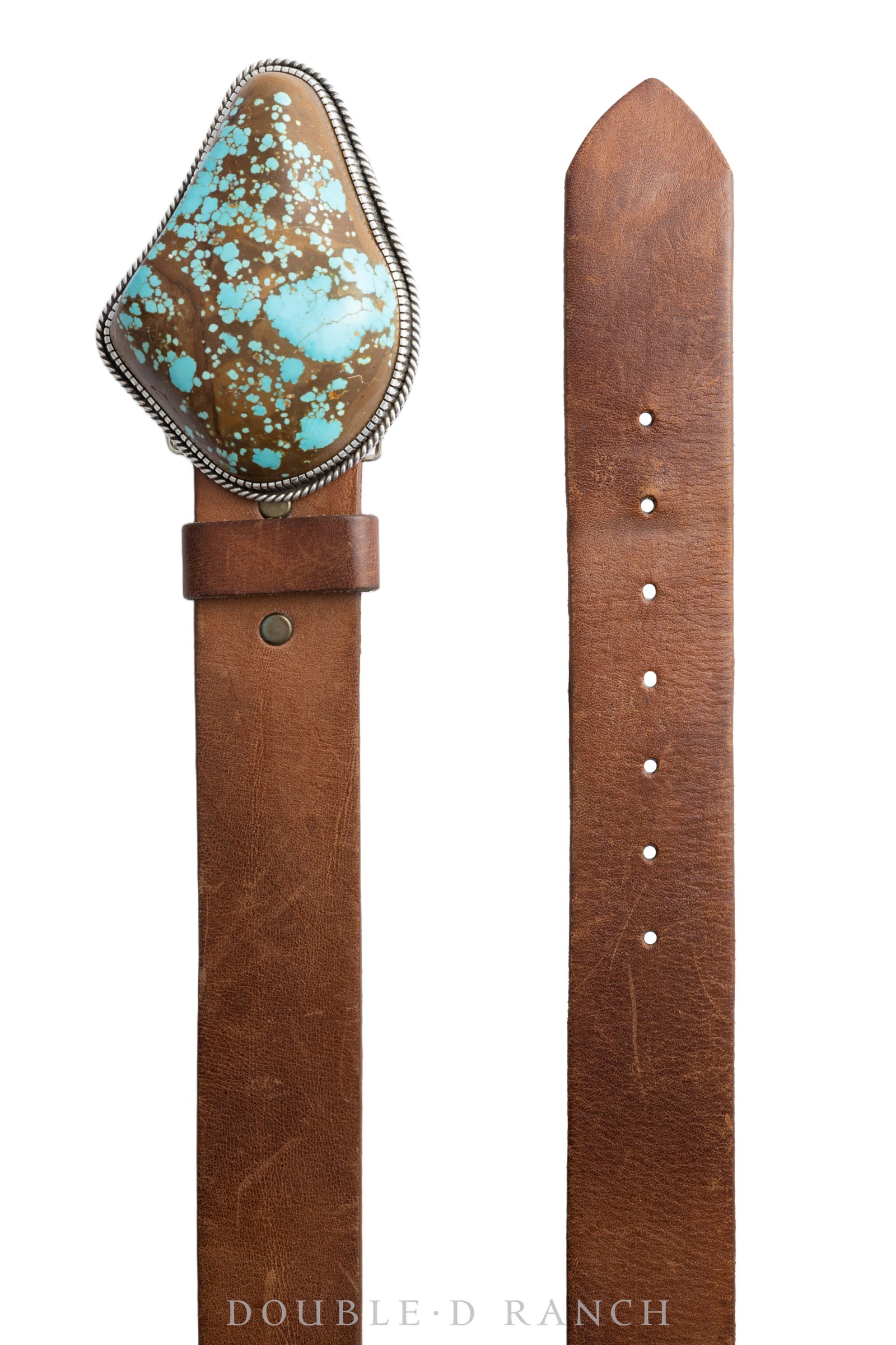 Belt, A Vintage, Buckle, Turquoise, Specimen, Hallmark, Contemporary, 355