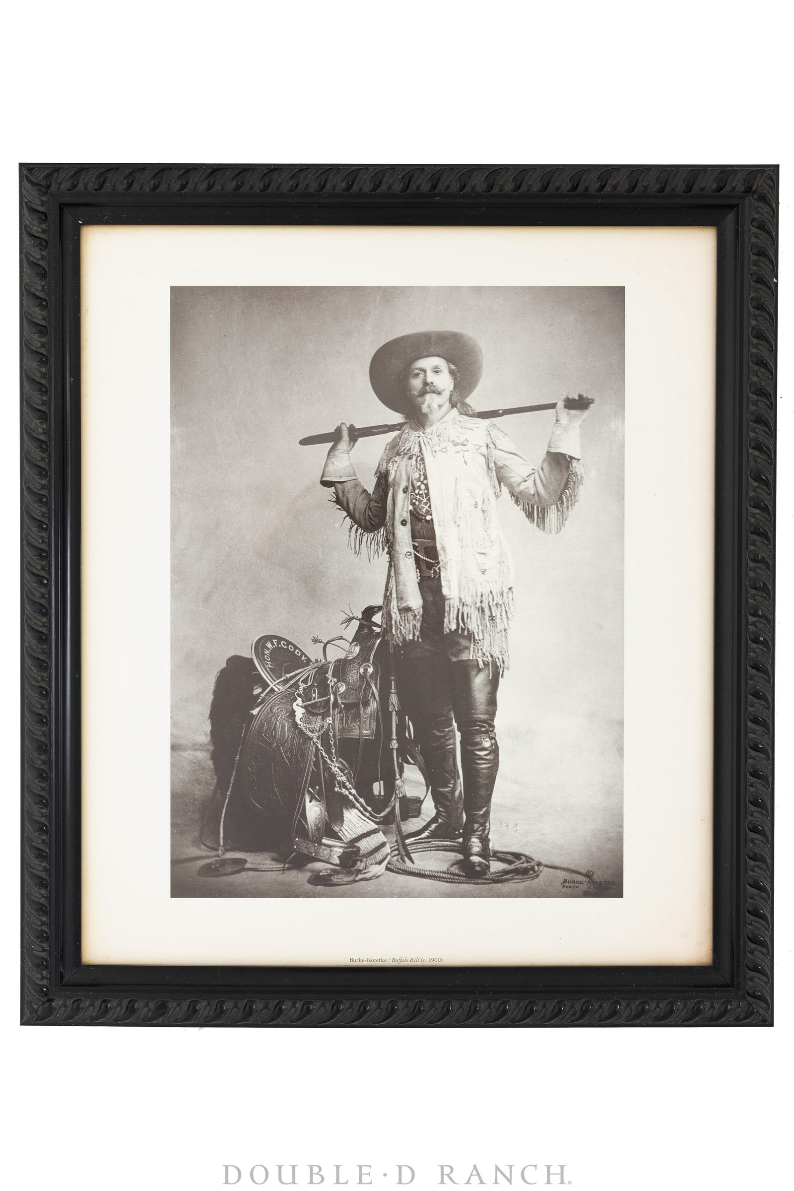 Art, Reproduction Print, Buffalo Bill, Framed, 1101