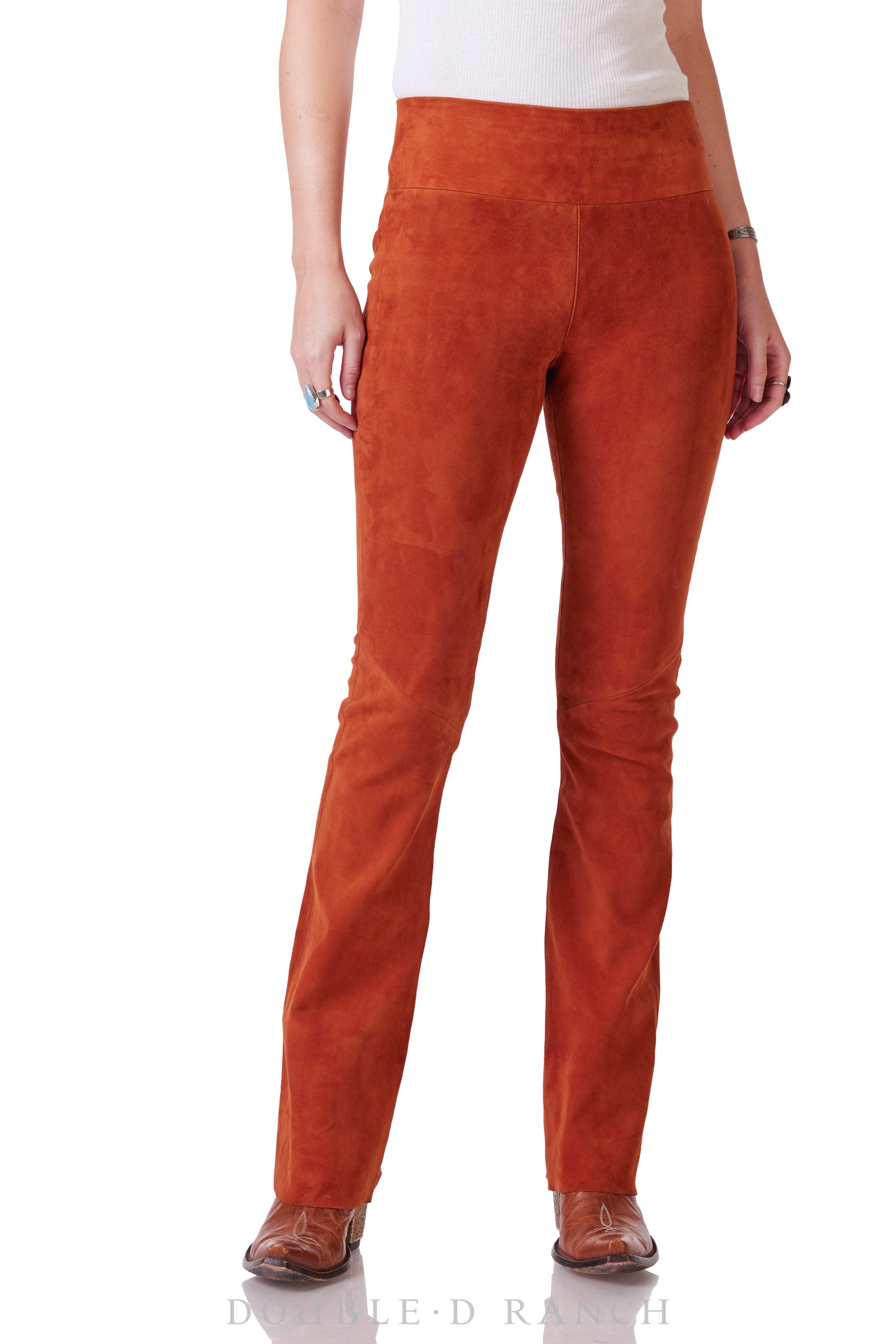 Pant, Stretch Suede