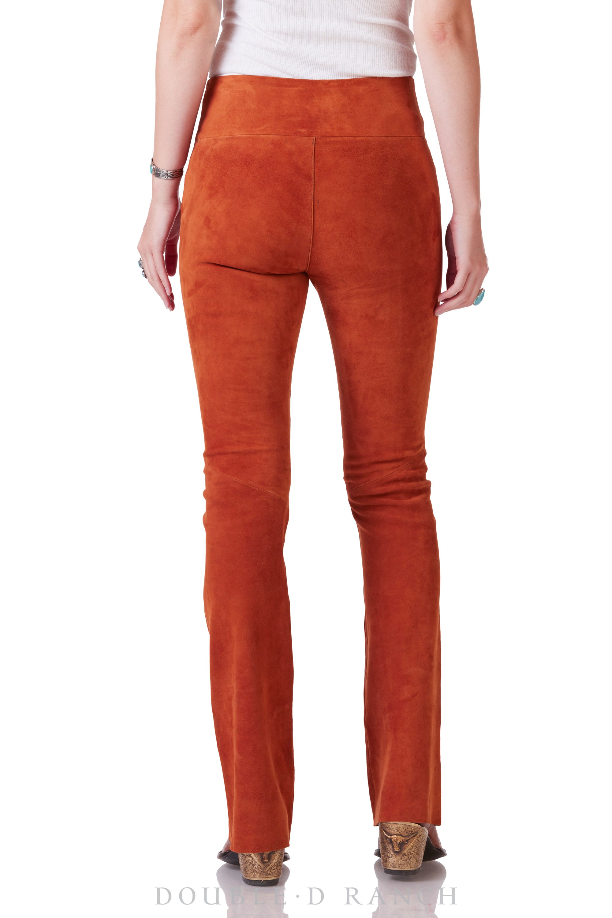 Pant, Stretch Suede