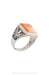 Ring, Orange Spiny Oyster, Eagle, Hallmark, Vintage, 994