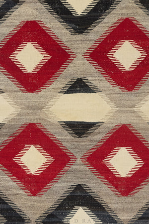 Home, Rug, Navajo, Serrated Diamonds, Vintage, 146