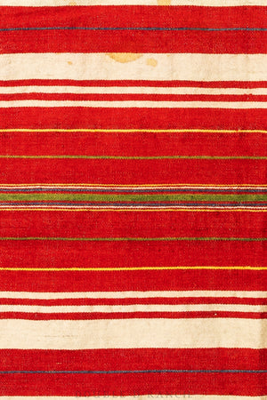 Home, Textile, Stripe, Handwoven, Vintage, Early 20th Century, 110