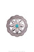 Pin, Wagon Wheel, Turquoise, 776