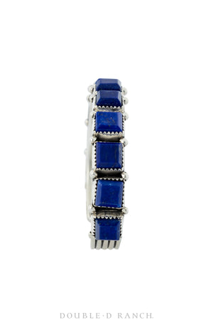 Cuff, Lapis, Row, 9 Stone, Hallmark, Contemporary, 3013