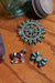 Pin, Cluster, Turquoise, Zuni Petite Point, Old Pawn, 786