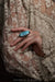 Ring, Nomad, Turquoise, Hallmark, Contemporary, 952