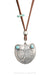 Necklace, Leather Thong, Turquoise, Jesse Robbins Hallmark, Artisan, Contemporary, 1887