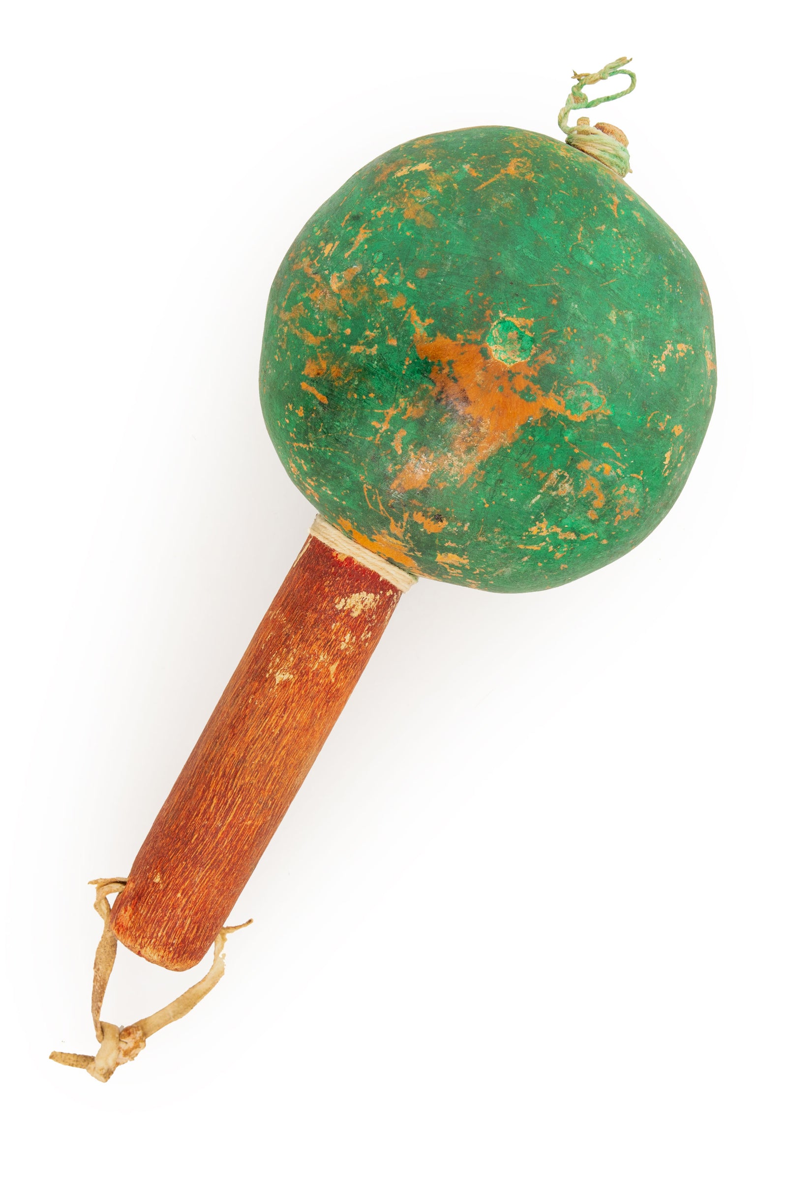 Miscellaneous, Ceremonial Dance Gourd Rattle, Vintage, '60's,  189