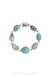 Bracelet, Federico, Chain Inlay, Turquoise, Hallmark, Contemporary, 3308