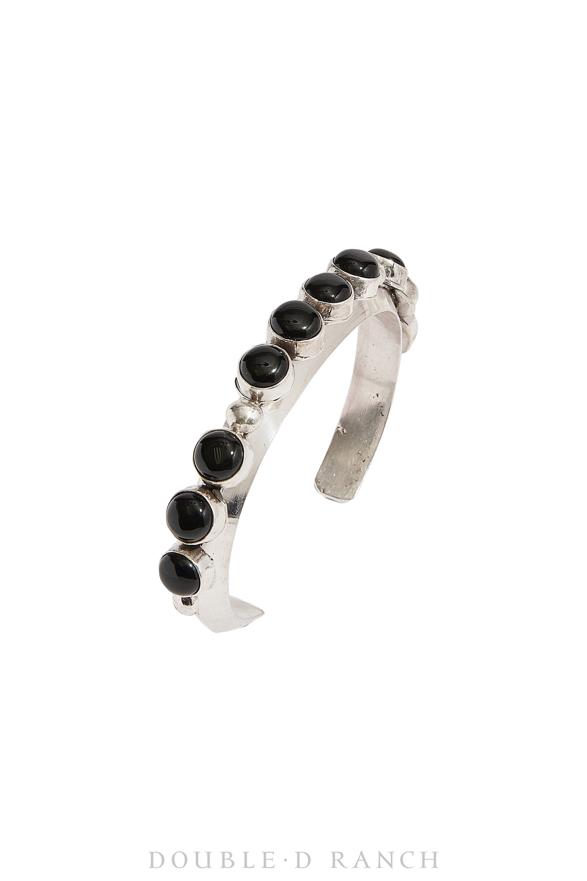 Cuff, Onyx, Row, 10 Stone, Hallmark, Contemporary, 3190