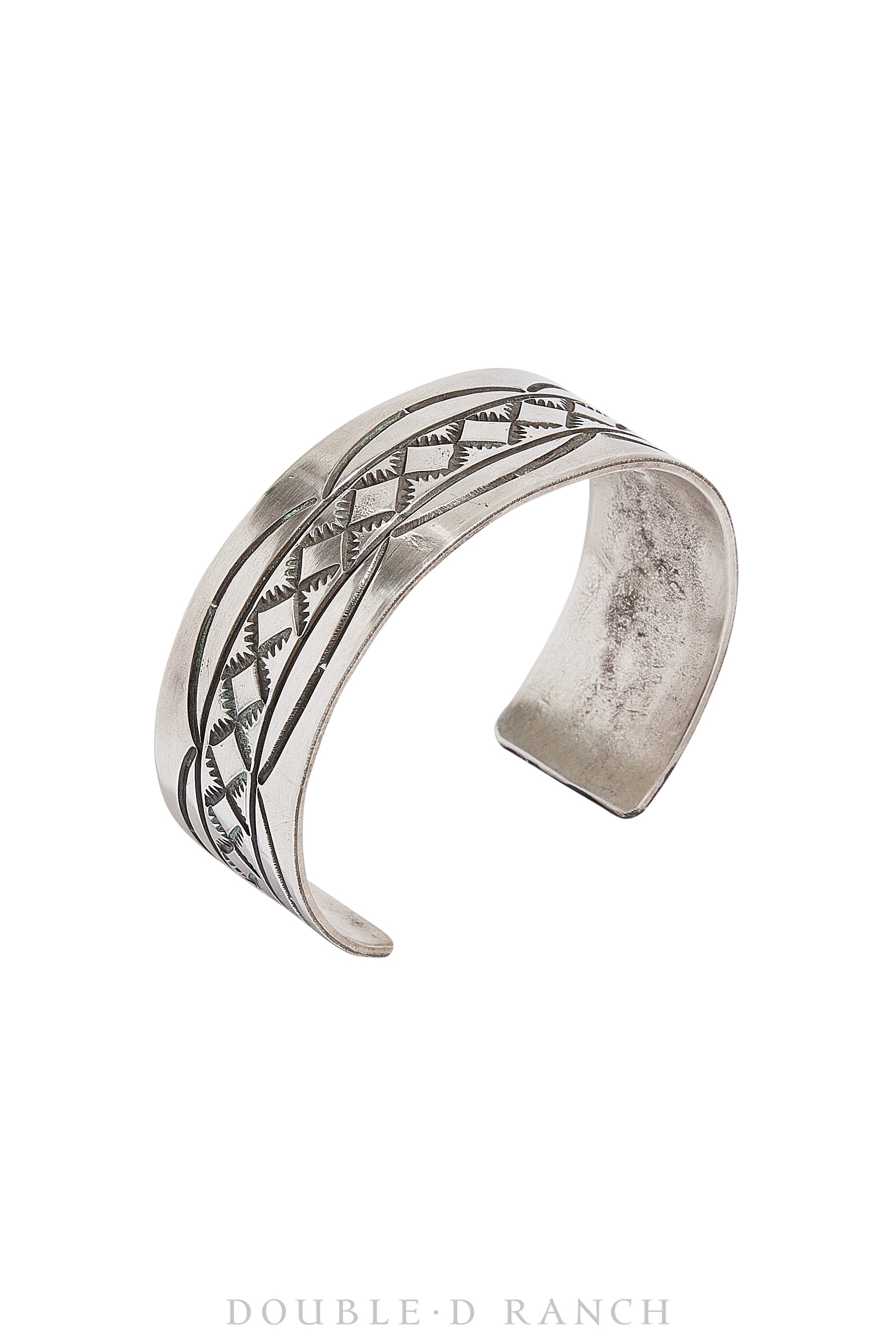 Cuff, Stamp Work, Sterling Silver, Contemporary, 3226