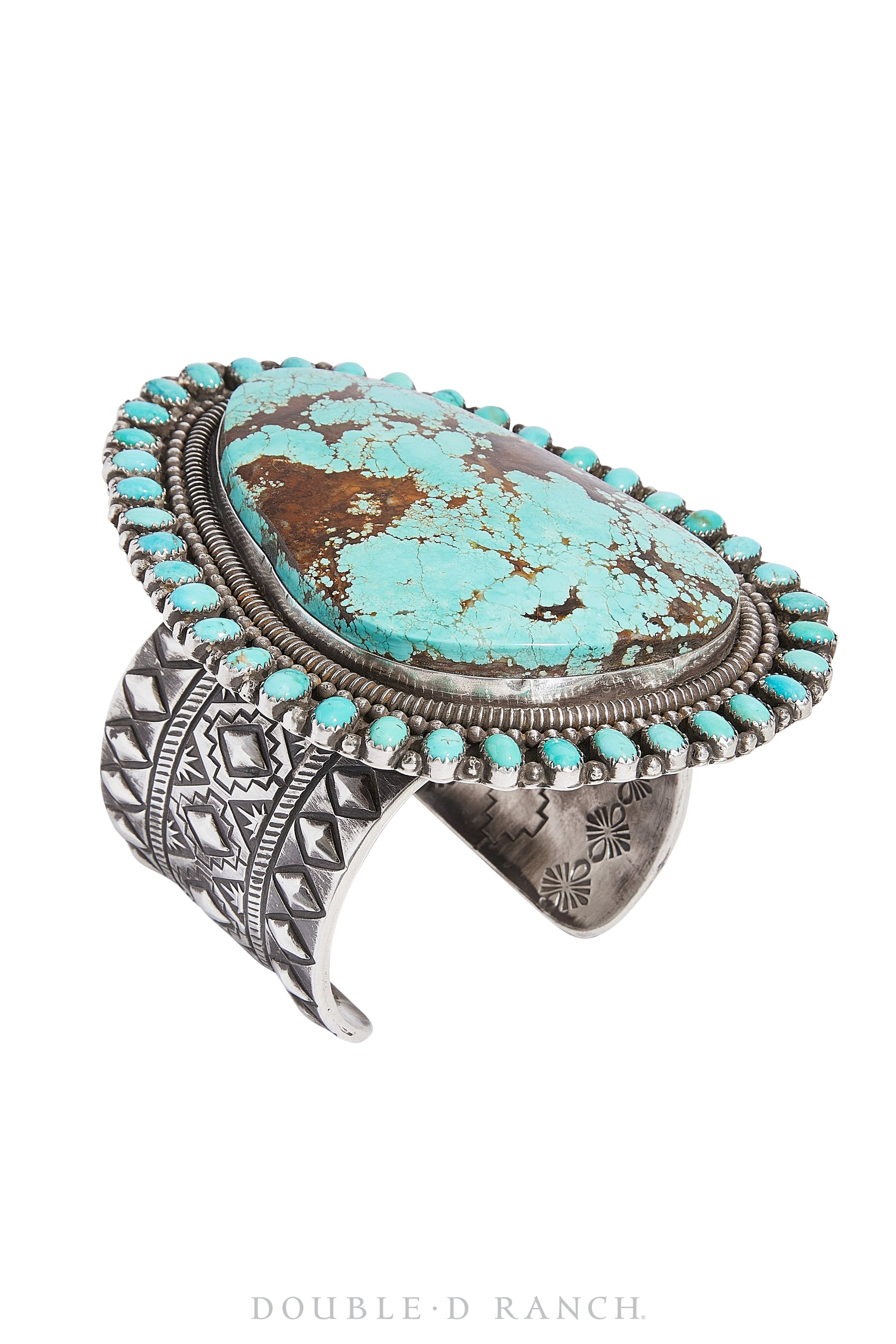 Cuff, Cluster, Turquoise, Hallmark, Contemporary, 3231