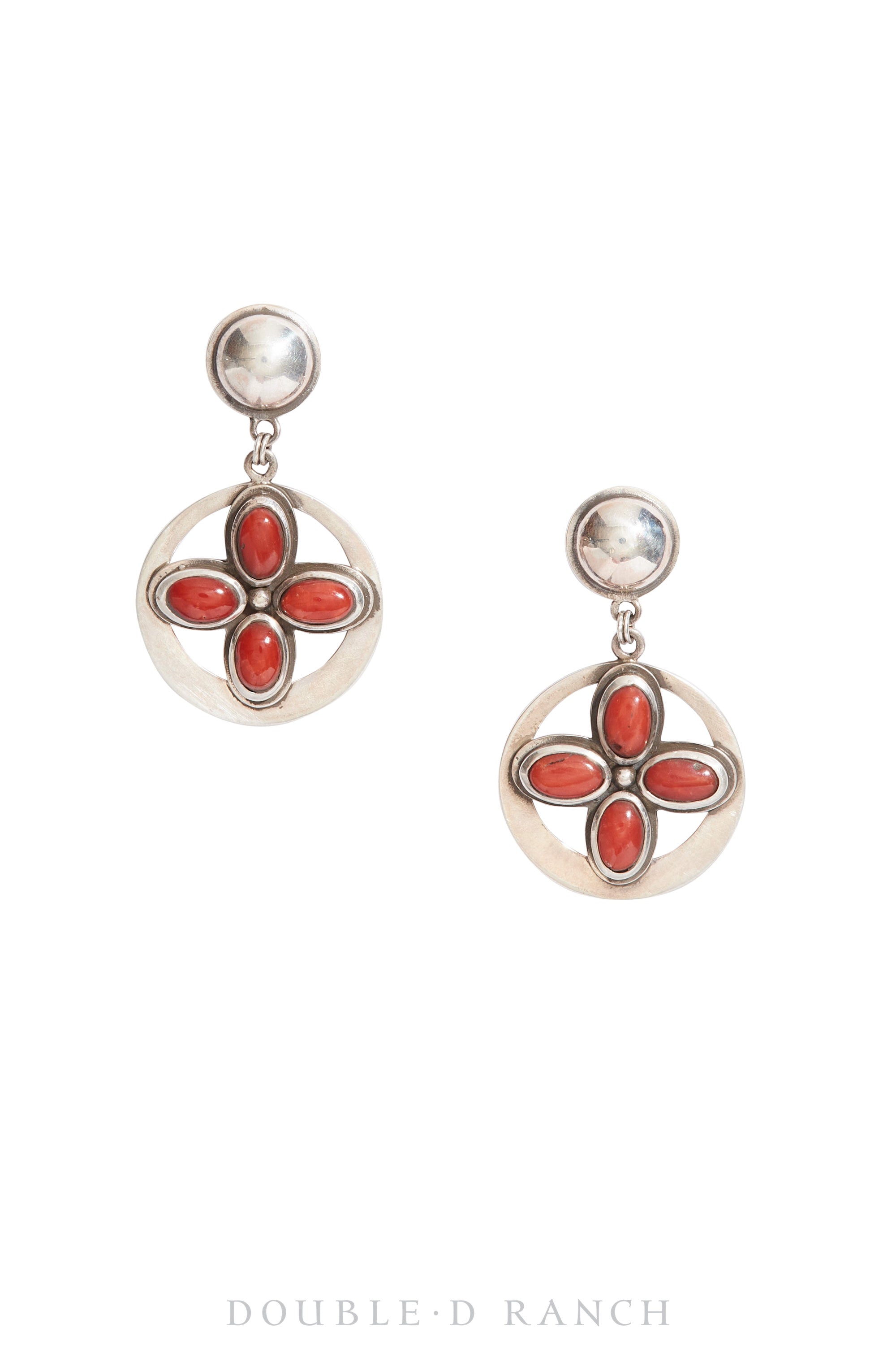 Earrings, Coral, Drop, Dennis Hogan Hallmark, Contemporary, 1174B