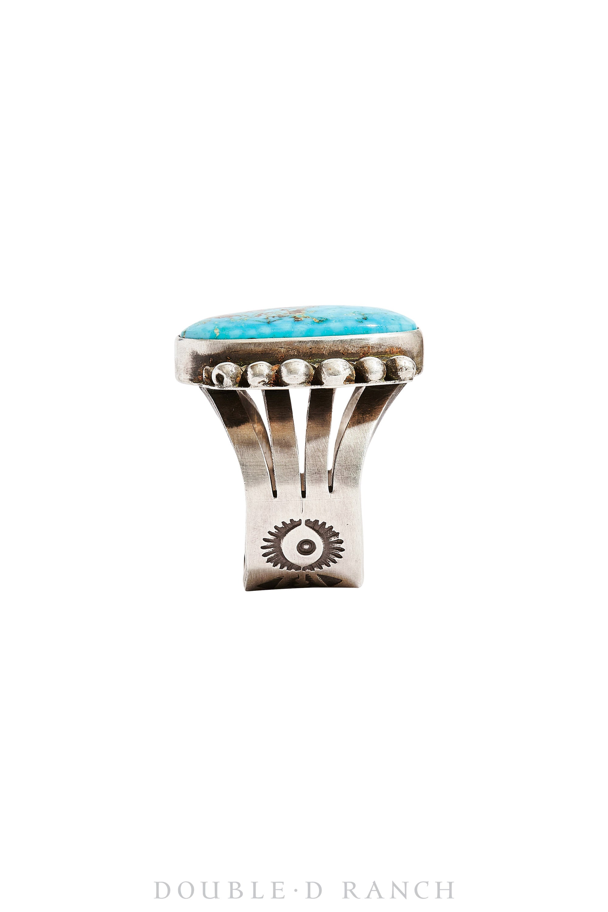 Ring, Natural Stone, Turquoise, Single Stone, Hallmark, Contemporary, 1092