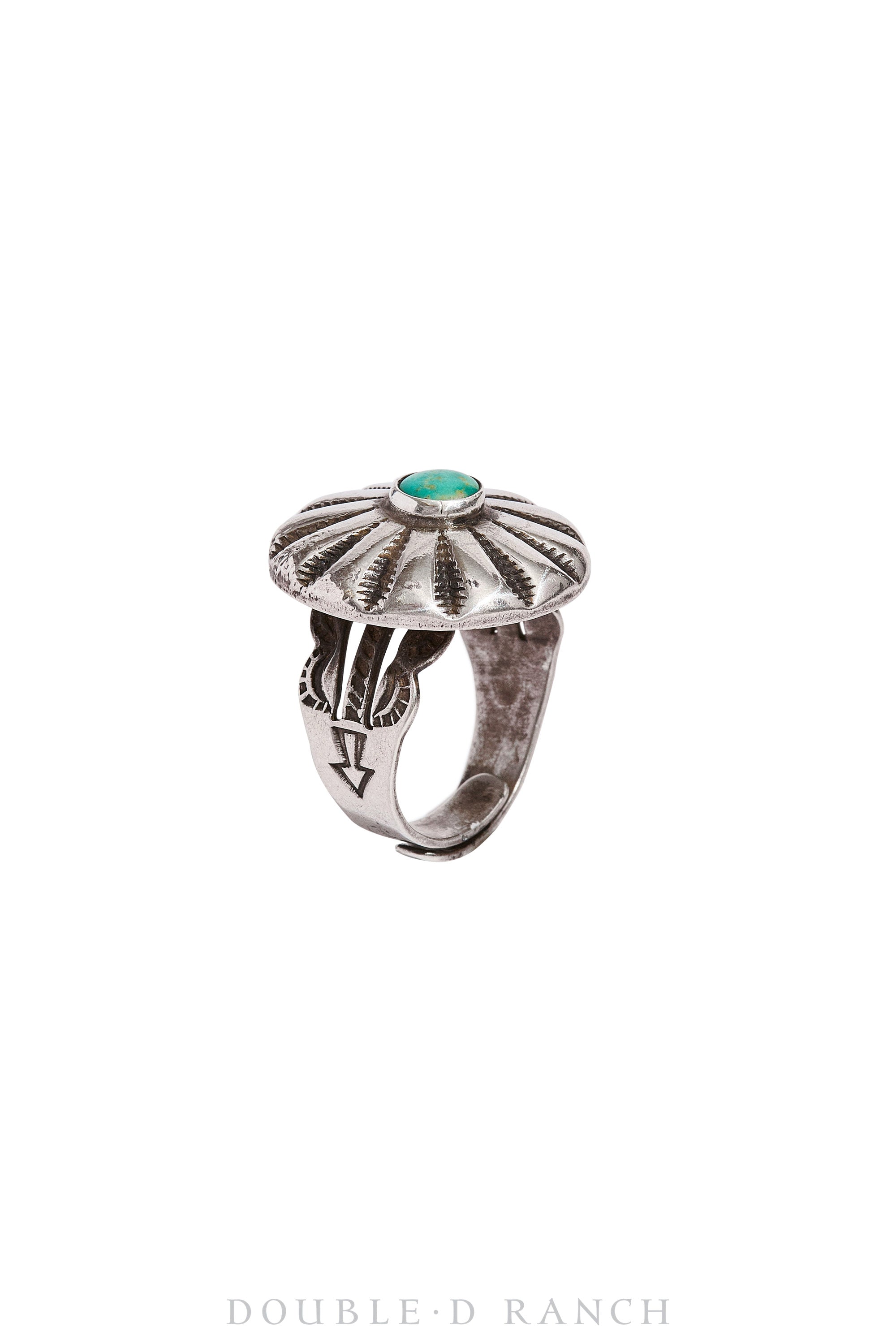 Ring, Concho, Turquoise, Contemporary, 1144