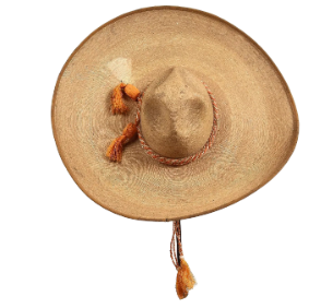 Hat, Sombrero, Federal Straw, Hallmark, Vintage, Provenance, 716