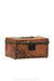 Home, Furniture, Trunk, Document, Hide Covered, Studded, Vintage 19th Century, 238